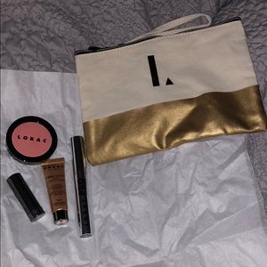 Lorac bundle with makeup bag!